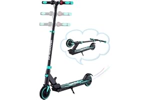 RCB Monopattino Elettrico Bambini da 8-12-16 anni, Solo 7.55KG Pieghevole Monopattino Elettrico, Due Tipi Freni, Autonomia Max 16KM, Velocità Max20KM/H, Regalo per Bambini ed Adolescenti
