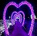 Produktbild LUCKY CLOVER-A 20 Meter 200 LEDs Fairy String Licht Fenster Vorhang Hochzeit Party Halloween Christmas Garten Schlafzimmer Outdoor Indoor Wall Dekorationen (lila, 8 Modi, Tail Stecker)