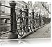 Produktbild Pixxprint Fahrrad in Amsterdam 80x60cm Leinwandbild Wandbild Kunstdruck
