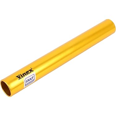 Testimoni Staffetta Schiavi Sport - Set 6 Pezzi In Alluminio, Colorati, Omologati IAAF, 29.5x3.8cm