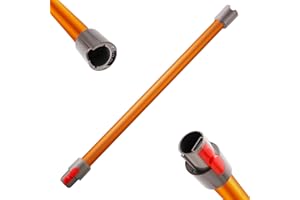 Qygba Replacement Parts Extension Tube for Dyson V7 V8 V10 V11 V15 Vacuum Cleaner, Suction Tube Length 73 cm, Tube Replacement for 969109 (Orange)