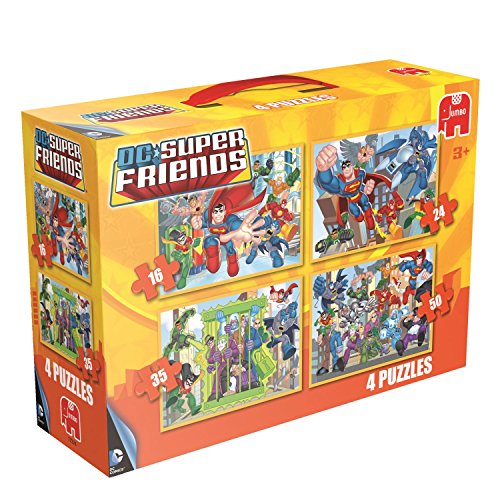 DC Superfriends 4-in-1 Jigsaw Puzzles Set