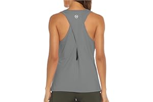 MOVUP Débardeur de Yoga Femme Running Shirts sans Manches Sport Fitness Tank Top