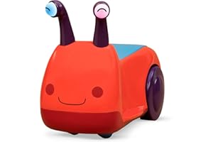 B. TOYS Buggly Wuggly Ride z lampkami i dźwiękami – zabawki wolne od BPA – zabawki dla dzieci do jazdy z miejscem dla małych dzieci i niemowląt 12 m +