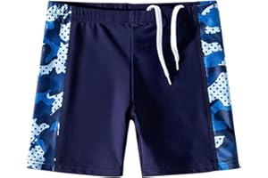 PAEHUIMT Maillot de Bain Enfant Garcon, Short de Bain Garcon, Boxer de Bain 1 Pièce