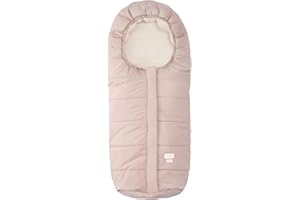 Nuvita 9905 Junior One | Sacco Universale per Seggiolini Auto | Perfetto per Bambini da 6 a 36 Mesi (100 cm) | Protezione Fino a -10°C anti pioggia e anti vento | Rosa Tenue