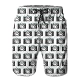Comfortable beach shorts: Polyester, quick-drying, breathable, lightweight breathable.