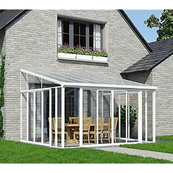 Amazon.de: Palram Veranda San Remo Wintergarten, weiß, 295 ...