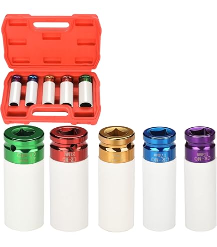 Sukudon Radmutternschlüssel Set - 18,5mm 19,5mm Für Schlagschrauber