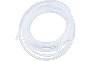 LAVMHAB Silikonschlauch 4mm ID x 8mm OD 8 Meter Länge, Lebensmitteltaugliche Schläuche Flexibler Schlauch Klar Wasser Luft Rohre für die Pumpe übertragen