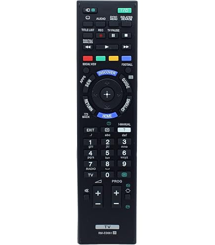 VINABTY Telecomando Sostitutivo RM-ED061 Per TV Sony Bravia – Compatibile Con RM-ED047, RM-YD103 E Altri