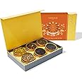 VAHDAM, GLOW - Assorted Valentines Day Tea Gift Sets (6 Loose Leaf Tea) Tin Caddy Presentation Box | Gluten Free, Non GMO | Valentines Day Tea Gifts for Everyone