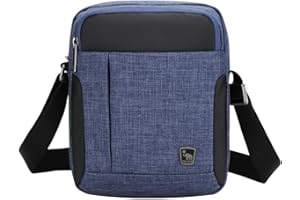 OIWAS Man Bags Small Crossbody Phone Bag with Long Strap Mini Shoulder Bag Cross Body Wallet Pouch for Travel Work and School