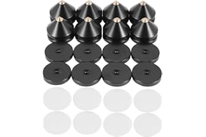 Skyverty 8 juegos de altavoces con patas de pie de aluminio y aleación de metal ( no natural) picos de suelo de uñas M23 x 20