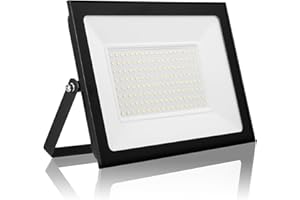 Hondony 150W Focos Led Exterior 3000K IP66 Impermeable Proyector Led Exterior, Blanco Floodlight para Casa, Garaje, Patio, Terraza, Campo (150W, 3000K)