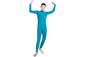 lucky baby store Boys' Men's Spandex Turtleneck Long Sleeve One Piece Dancewear Unitard Bodysuit