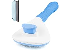 Aumuca Cat Brush and Dog Brush, Cat Brush for Shedding and Grooming with Long or Short Hair Self Cleaning Slicker Brush