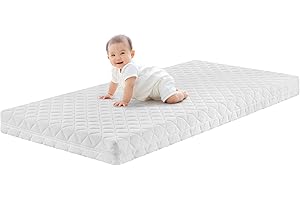 Traumnacht BT Kiddy Pure Children's Mattress, 60 x 120 cm, Tested for Harmful Substances According to Oeko-Tex Standard 100, Skin-Friendly Cover Removable and Washable, Produced according to German