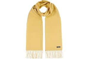 FRAAS Cashmink® Schal für Damen & Herren - Weicher als Kaschmir - 35 x 200 cm - Made in Germany - Perfekt für den Winter - Schal mit Fransen in Uni-Farben