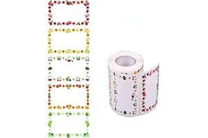 200 Pièces Confiture Autocollants Auto-adhésifs, Rouleau 65 x 40mm, Longueur Totale 8,4m, étiquettes de Maison, étiquettes de Congélateur, Autocollants Pour la Cuisine, Cadeaux de Confitures