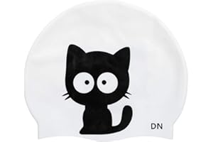 LEFTWEI Cuffia da nuoto in silicone, cuffia da nuoto unisex, portatile universale in silicone per il nuoto