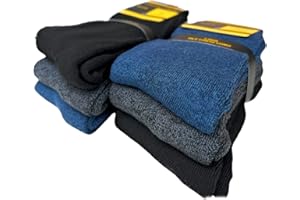 DREAM SOCKS chaussettes courtes en polaire thermique hiver pour ski anti-froid, chaussettes lourdes à haute isolation thermique,(3 or 6 pack)