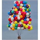 Roseroi 100 Adet Karışık Renk U&ccedil;an Balon Doğum G&uuml;n&uuml; Parti Balonu