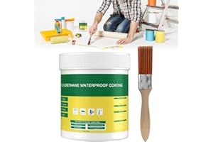 AVCXEC Przezroczysta wodoodporna powłoka, 300 g Szczeliwo do wycieków wody z pędzlem, odporna na wyciek wodoodporna izolacja uszczelniająca, niewidoczna wodoodporna uszczelka do ścian kafelkowych (1)