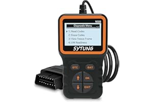 ‎SYTUNG SYTUNG OOBD2 Urządzenie diagnostyczne, aktualizowana wersja, uniwersalne urządzenie diagnostyczne do samochodu, CAN urządzenie diagnostyczne, do wszystkich pojazdów z protokołem OBD II