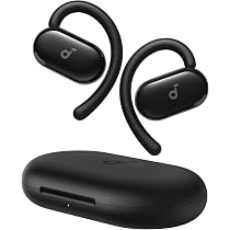 King Lucky Clip-On Open Ear Bluetooth Earbuds - 45H Playtime, IP56, No Ear Tip, For Glasses & Small Ears