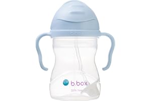 ‎B.BOX b.box Trinklernbecher Für Jeden Winkel | Flip-Top, Schwerer Strohhalm, Griff, Auslaufsicher | BPA-Frei & für Spülmaschine | Ab 6 M | 240 ml, Bubblegum