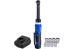 ACDelco ARW1218-3PSC G12 Lithium-Ion 12V (10.8V) Extended 3/8” Electric Cordless Ratchet Wrench Set Power Tool Kit