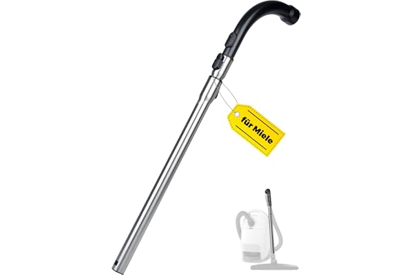 Teleskopröret med klicksystem och handtag för Miele dammsugare, reservdel kompatibel med Miele Complete Complete C3, C2, C1, S2, S4, S5, S6, teleskopröret 62–104 cm