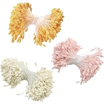 700 étamines Fleurs Artificielles En Cure-pipe - Pour Créations DIY, Bouquets, Décorations - Flexible Et Réutilisable