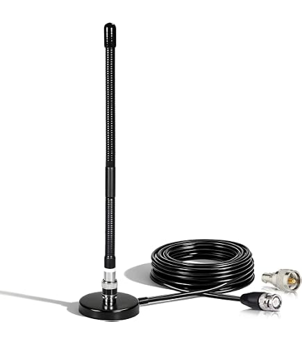 Antenne Mobile HF AMPRO-11 – 27 à 28 MHz – Omnidirectionnelle En Fibre De Verre – Neuf