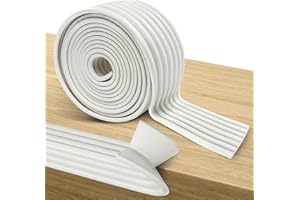 ‎RANJIMA RANJIMA Kantenschutz Baby,5M Kantenschutz Schaumstoff Selbstklebend,8cm Breit Weichem Extra Eckenschutz Baby Schaumstoff Kantenumleimer Selbstklebend Tischkantenschutz für Kinderbett,Tisch,Möbel Kante