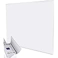 MYLEK Panel Heater Radiator Electric 1KW - Daily and Weekly Timer, Digital Thermostat - Wall Mounted Slimline White Panel Heater for Bathroom, Office, Bedroom, Garage (1000 Watt) Lot 20 Compliant