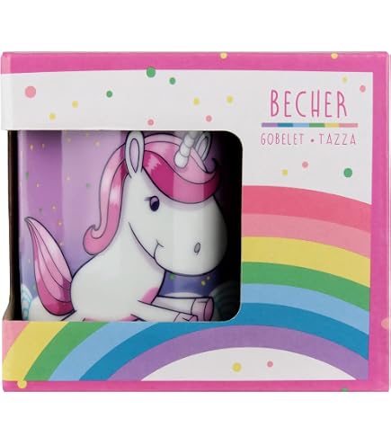 Personalisiert Tasse Mit Namen Christina – Motiv Dickes Einhorn, 325 Ml, Spülmaschinenfest, Weiß