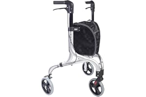 NRS Healthcare NRS Freestyle - Andador de 3 ruedas, color plateado