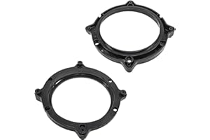 tomzz Audio 2803-012 pier?cienie g?o?nikowe adaptery uchwyty kompatybilne z Audi A3 8L przednie drzwi do g?o?ników DIN 130 mm