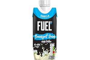 FUEL10K Vanilla High Protein Milk Breakfast Drink, 330 ml (Pack of 1)