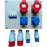 Industrial Plug & Socket Panel 16 A Single Phase -1 Nos 16 A Two Pole ...