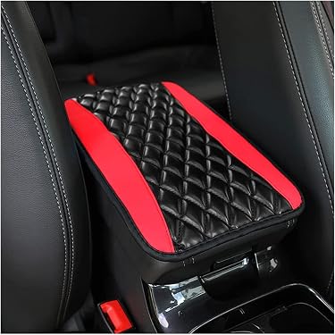 Produktbild von Auto Armlehne Box Matte, Armlehnenkissen Für Autos, Plüsch Auto Mittelkonsole Pad, Universal Armlehnen Polster Auto, Mittelarmlehne Auto Armlehne Box Pad Zubehör Für Autositze (Braun
