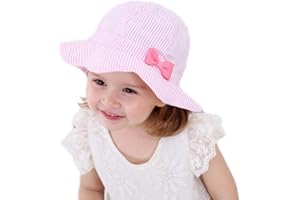 GIFTS TREAT Sombrero de verano para niñas, plegable de algodón suave, sombrero de playa de ala ancha