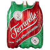 Ferrarelle Acqua Minerale Effervescente Naturale 1.5L (Confezione da 6)