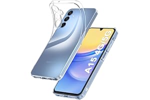 Opkiegrn Klar Handyhülle Kompatibel mit Samsung Galaxy A15 5G / 4G Hülle mit Kameraschutz, Ultra Dünne Weiche TPU Silikon Klare Stoßfest Case Transparente Schutzhülle für Samsung A15 - Klar
