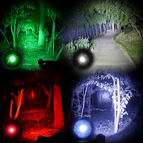 Odepro Langstrecken Jagd Taschenlampe Mit Rot Grün IR850nm Weiß ersetzbar Cree LED und Fernschalter Für die Jagd - 2