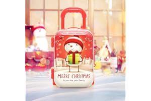 URFEDA Valigia da Viaggio per I Bambini, Mini Deposito Box Adatto Bambola Giocattolo Trolley Valigia di Caso Del Bambino di Plastica Sveglio di Rotolamento Della Valigia per Bambini