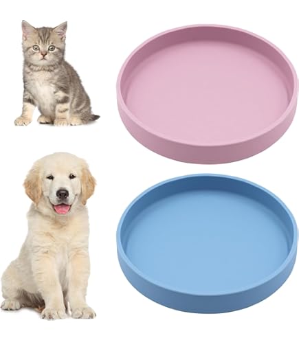 Set 2 Ciotole Rialzate Per Cani E Gatti Navaris | In Ceramica E Bambù | Design Scandinavo Grigio - Foto 3