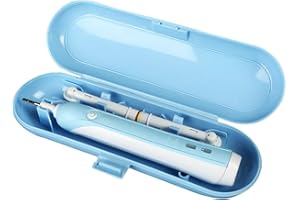 AMACOAM Amaoma Case Voyage pour Brosse à Dents électrique, Boîte de Rangement de Support de Brosse, Housse voyage Convient pour Braun Oral-B, Anti-rayures étanche à la Poussière, Bleu